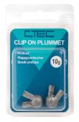 Sonde pratique - Clip On Plummet - 2 x 10 g - Spro