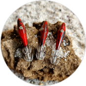 Turlutte Mataflotty - 8cm - Poivre - Mataki