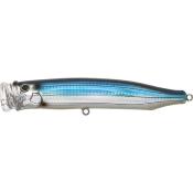 Leurre Feed Popper 100mm - Bleu White No18 - Tackle House
