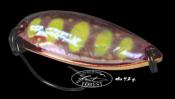 Cuiller Ondulante - Miu Native abalone - 3.5cm / 4.2g - Red Color - Forest 