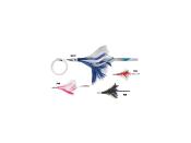 Leurre Monte Diamond Jet Feather - 12.7 cm / 20 g - Red / White - Williamson
