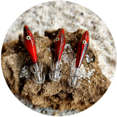 Turlutte Mataflotty - 8cm - Poivre - Mataki