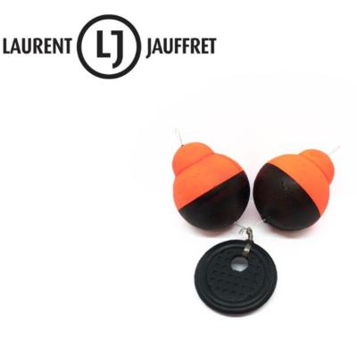 Stop Float x2 - Orange - Taille 1 / 0.80g - Laurent Jauffret 