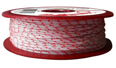 Polyester 100k blanc / rouge - Epsealon - 1.6mm - 50m