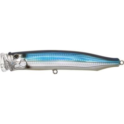 Leurre Feed Popper 100mm - Bleu White No18 - Tackle House