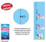 Bas De Ligne Turlutte - 3 Potences Fixes - Flashmer 