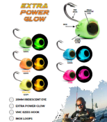 Sicario Zoka Extra power Fire Ball - 150g - Green Glow - Lollipop