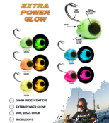 Leurre Fireball - Sicario Zoka Extra power - Blue Glow - Lollipop