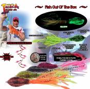 Leurre jig Tera Squid - 80g / Pink Glow - X-paragon