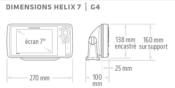 Combiné HELIX 7G4 CHIRP DS - Humminbird