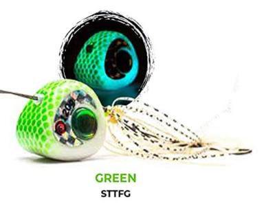 Leurre Madai Sicario Tai Rubber Twister Glow - 90g - Green - Lollipop