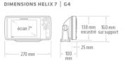 Combiné HELIX 7G4 CHIRP MEGA SI - Humminbird