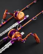 Moulinet Sealion 09 - Orange / Purple - Serie limited - Maxel