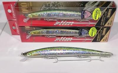Leurre Coulant Duo Slim 175 - Silver/Jaune/Vert - Tide Minnow