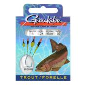 Hameçons montés truite - LS 2030s - Trout x10 - N°6 - Gamakatsu