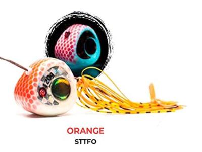 Leurre Madai Sicario Tai Rubber Twister Glow - 110g - Orange - Lollipop