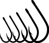 Hameçon Aki Twist hook 5169-161 x 5 - 6/0 - Owner