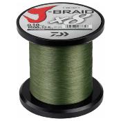 Tresse J-Braid X 8 - Verte - 1500m - 0.56mm - 65 kg - Daiwa