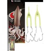 Leurre Fire Squid - 50g/75g/100g  - Powerline