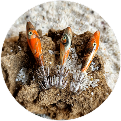 Turlutte Mataflotty - 8cm - Orange - Mataki