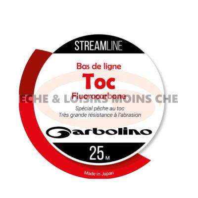 Fluorocarbone - Bas de ligne Toc 25 m - Ø 0.134mm /1.42kg - Garbolino 